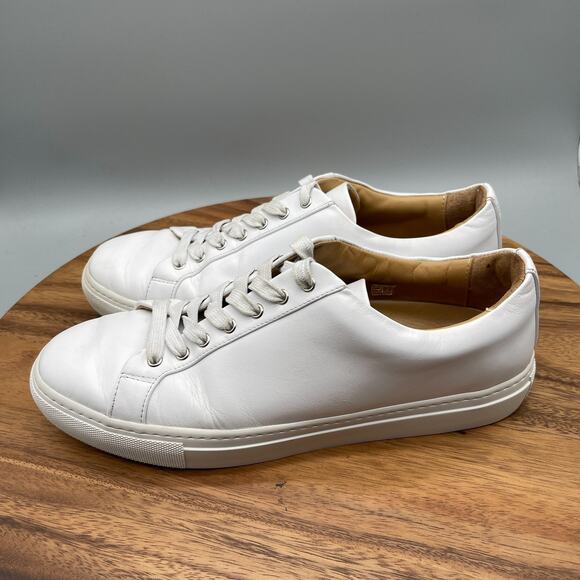 Thursday Boot Co Shoes Womens 11 White Leather Casual Walking Comfort Sneakers - Picture 3 of 8